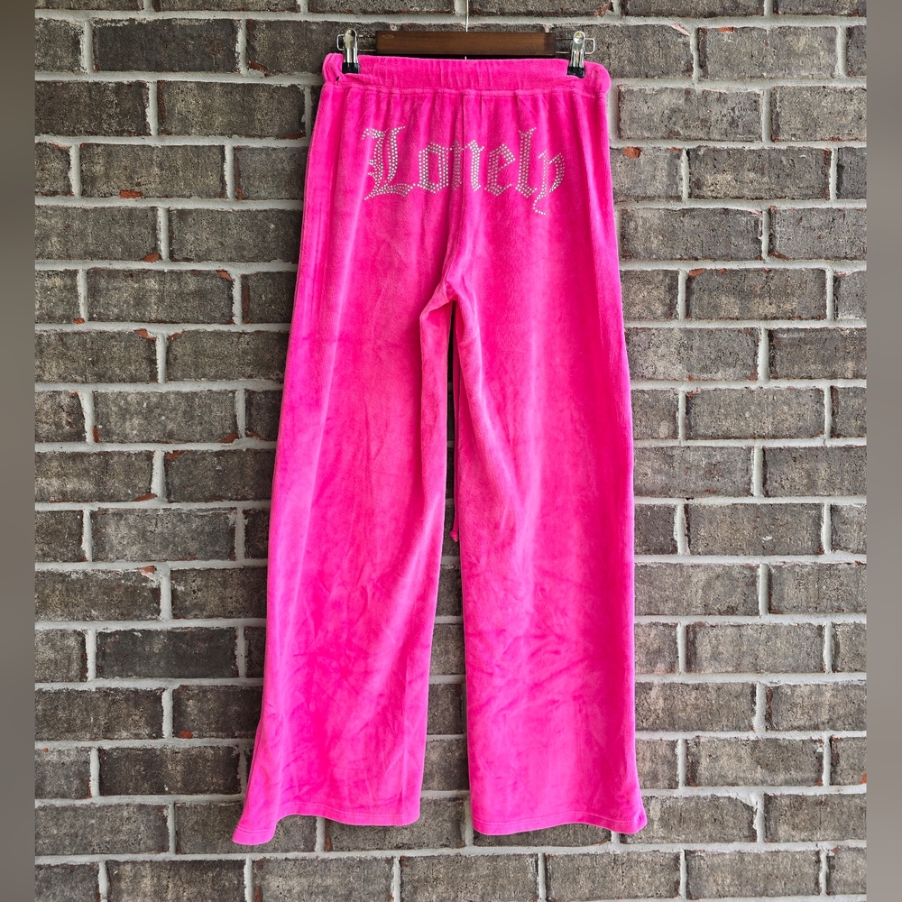 Lonely Ghost Pink Flare Pants